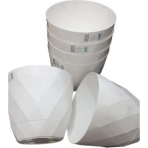 Plastik 3 Adet Yakamoz Saksı 22 cm