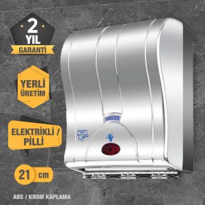 3491-K Prestij Otomatik Havlu Dispenseri 21 CM Krom Kaplama